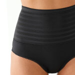 Gaine affinante maille satin�e et tulle jacquard - maintien intense - blancheporte