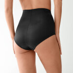 Gaine affinante maille satin�e et tulle jacquard - maintien intense - blancheporte