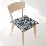 Galette de chaise carre imprime - lot de 2 - blancheporte