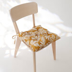 Galette de chaise carre imprime - lot de 2 - blancheporte
