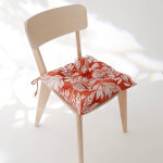 Galette de chaise carre imprime - lot de 2 - blancheporte
