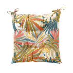 Galette de chaise imprim feuillage - lot de 2 - blancheporte