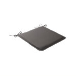 Galette de chaise unie forme carre - lot de 2 - blancheporte