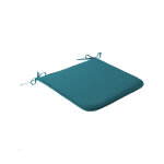 Galette de chaise unie forme carre - lot de 2 - blancheporte