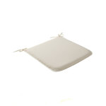 Galette de chaise unie forme carrée - lot de 2 - blancheporte Galette de chaise unie forme carrée - lot de 2 - blancheporte