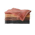 Gant de toilette coton 420 gr / m coloris bois - lot de 8 - colombine