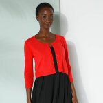 Gilet bolro boutonn, toucher doux - blancheporte
