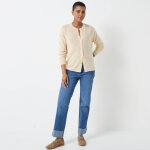 Gilet boutonn, laine et mohair mlangs - blancheporte