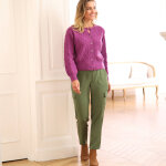 Gilet boutonn maille fantaisie torsade - blancheporte