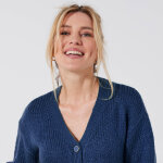 Gilet col v boutonn - blancheporte