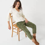 Gilet col v boutonn - blancheporte