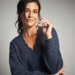 Gilet en maille ajour�e - lora zellini