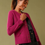 Gilet maille fantaisie boutons dors vieillis - blancheporte