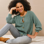 Gilet moelleux en maille anglaise - blancheporte