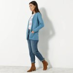 Gilet porter ouvert, maille toucher doux - blancheporte Gilet porter ouvert, maille toucher doux - blancheporte