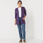 Gilet porter ouvert, maille toucher doux - blancheporte