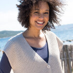 Gilet sans manches boutonn - blancheporte