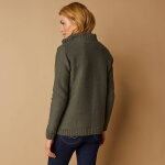 Gilet zipp� 30% laine fourr�  maille peluche  - outdoor collection