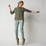 Gilet zipp 30% laine - 42 / 44 - kaki - outdoor collection