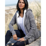 Gilet zippé fourré maille moulinée - blancheporte Gilet zippé fourré maille moulinée - blancheporte
