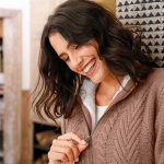 Gilet zipp torsad, doubl maille peluche - blancheporte