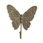 Grande patre motif papillon en polyrsine - blancheporte