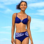 Haut de maillot de bain avec armatures drap uni - blancheporte