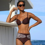 Haut de maillot de bain avec armatures drapé uni - blancheporte Haut de maillot de bain avec armatures drapé uni - blancheporte