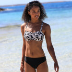 Haut de maillot de bain avec armatures linao - forme bandeau - blancheporte