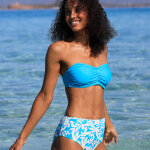 Haut de maillot de bain avec armatures solaro - forme bandeau - blancheporte