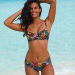 Haut de maillot de bain corbeille mores - avec armatures - blancheporte