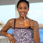 Haut de tankini imprimé zèbre - blancheporte Haut de tankini imprimé zèbre - blancheporte
