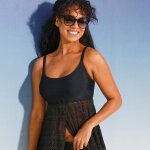Haut de tankini long ajour - blancheporte