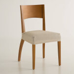 Housse assise de chaise extensible jacquard chiné - blancheporte Housse assise de chaise extensible jacquard chiné - blancheporte