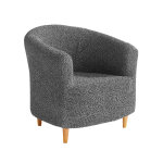 Housse bi - extensible imprime gaufre pour fauteuil cabriolet - blancheporte
