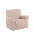 Housse bi - extensible microfibre gaufr�e pour fauteuil et canap� - blancheporte