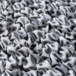 Housse bi - extensible microfibre gaufre graphique pour fauteuil cabriolet - blancheporte