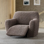 Housse bi - extensible microfibre gaufr�e graphique sp�ciale relax - blancheporte