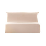 Housse canapé bz bachette coton uni - housse bz non matelassée: 190x140cm - beige - colombine Housse canapé bz bachette coton uni - housse bz non matelassée: 190x140cm - beige - colombine