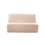 Housse canap bz coton bachette uni matelass - blancheporte