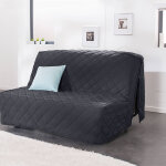 Housse canapé bz coton bachette uni matelassé - blancheporte Housse canapé bz coton bachette uni matelassé - blancheporte
