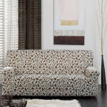 Housse de canap� extensible, jacquard l�opard - blancheporte