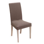 Housse chaise unie extensible - housse intgrale ou assise seule - blancheporte