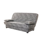 Housse clic - clac matelasse imprim feuillage - blancheporte