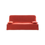 Housse clic - clac standard coton bachette uni - housse clic clac non matelassée: 140x190cm - orange ... Housse clic - clac standard coton bachette uni - housse clic clac non matelassée: 140x190cm - orange ...