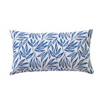 Housse de coussin imprime feuilles madre - lot de 2 - blancheporte