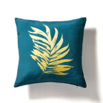 Housse de coussin motif feuillage, lot de 2 - blancheporte Housse de coussin motif feuillage, lot de 2 - blancheporte