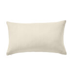 Housse de coussin unie bachette - lot de 2 housses de coussin : 40x40cm - cru - colombine