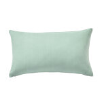 Housse de coussin unie bachette - lot de 2 housses de coussin : 40x40cm - vert - colombine