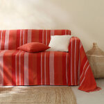 Housse coussin unie coton tissage artisanal - lot de 2 - blancheporte